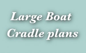 large boat cradle plans - hartley boat plans